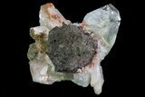 Zoned Apophyllite Crystals With Stilbite - India #72093-2